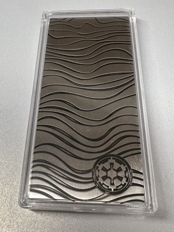 2022 Niue 10 oz Silver $20 Star Wars: Mandalorian Beskar Bar - Image 2